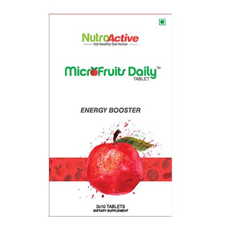 Micro Fruits Daily Tablets Meodes Neutraceuticals