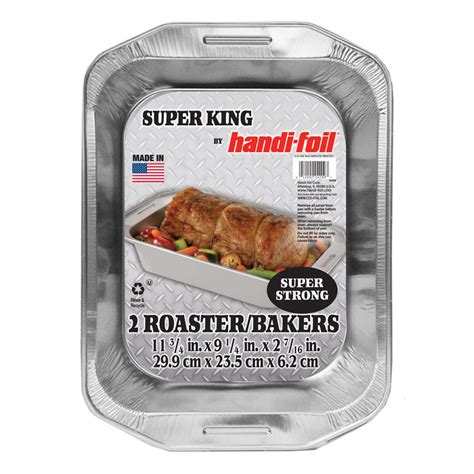 Handi-Foil Heavy Duty Aluminum Roaster & Baker Pan 2 Count - Walmart.com