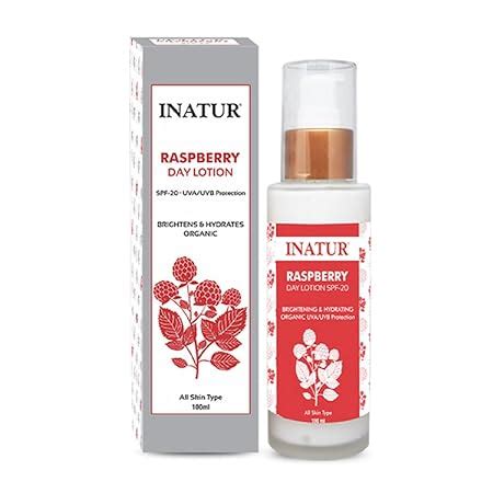 INATUR Raspberry Day Face Lotion 100ml SPF20 : Amazon.in: Beauty