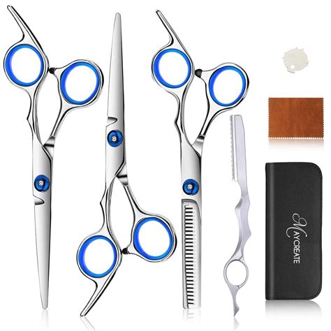 MAYCREATE® Full Set Hair Cutting Scissors Kits,Professional Hair ...