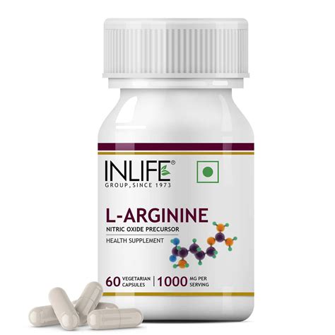 Buy INLIFE L-CARNITINE L-TARTARATE 500MG (60 VEGETARIAN CAPSULES ...