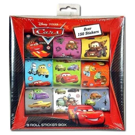 Buy Disney Cars 9 Roll Sticker Box Over 150 Stickers Online at Low ...