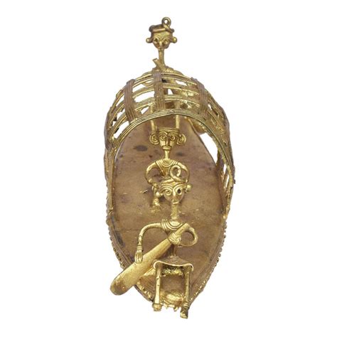 Dokra Brass Boat Showpiece — TVAMI