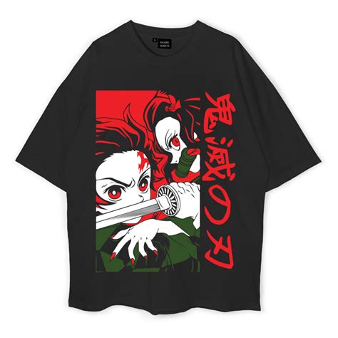 Demon Slayer Oversized T-Shirt - Shark Shirts