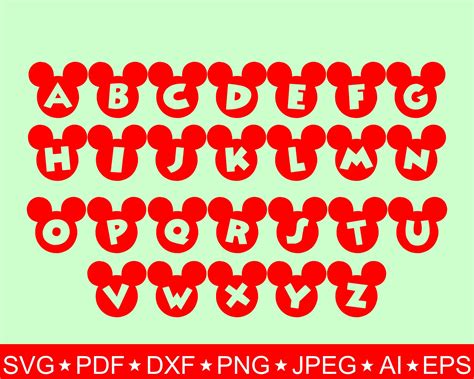 Mickey Mouse Ears Font
