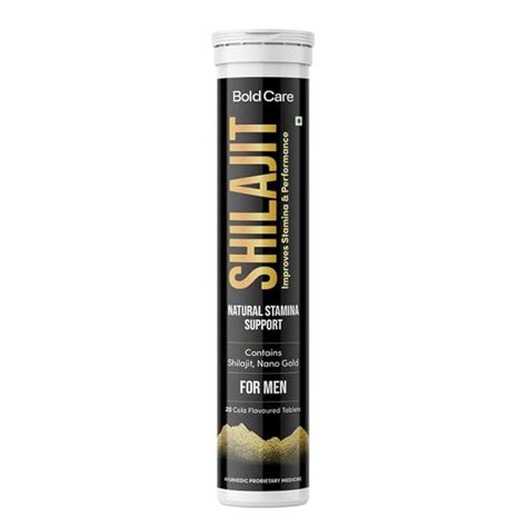 Bold Care Shilajit Effervescent Tablets for Natural Stamina Support ...