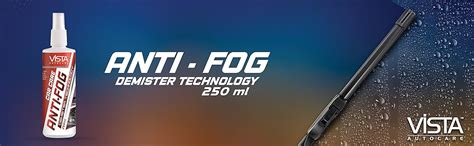 Vista Auto Care Anti Fog Demister 250ml | Anti-Fog Spray for Windscreen ...