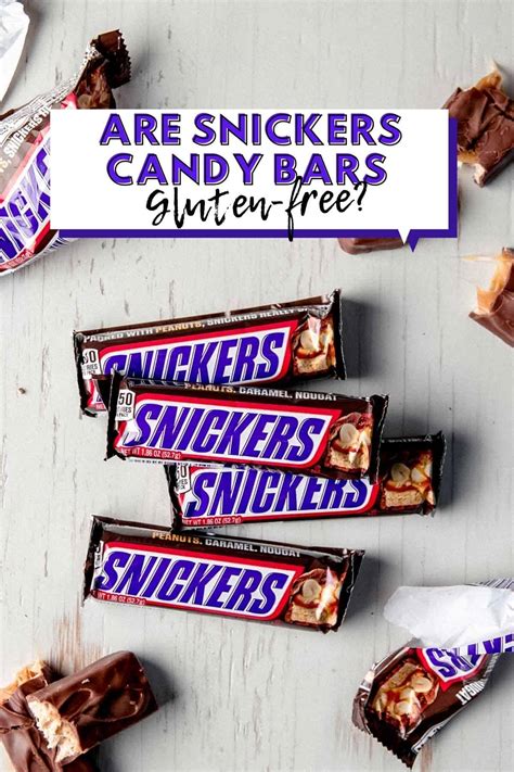 Are Snickers Candy Bars Gluten-Free? All the information you need!