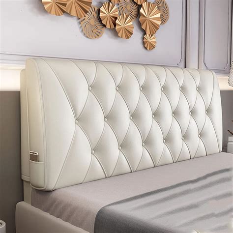 Soft Faux Leather Upholstered Full Headboard Tufted Button Headboards ...