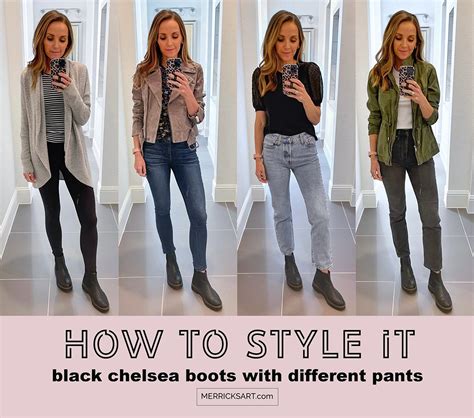 Wearing black chelsea boots online