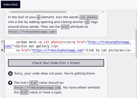Image result for Step 12 Freecodecamp HTML