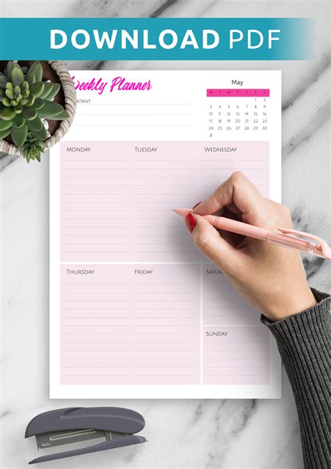 Week Plan 的图像结果