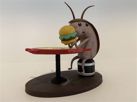 SpongeBob Cockroach Eating a Krabby Patty Diorama : r/somethingimade