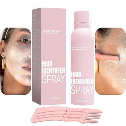 Hair Identifier Spray for Face Shaving & Dermaplaning | No-Irritation ...