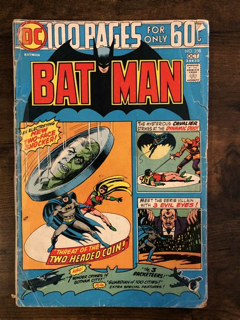 Купить денщик batman #258 dc comics oct, 1974 low grade 1st arkham ...