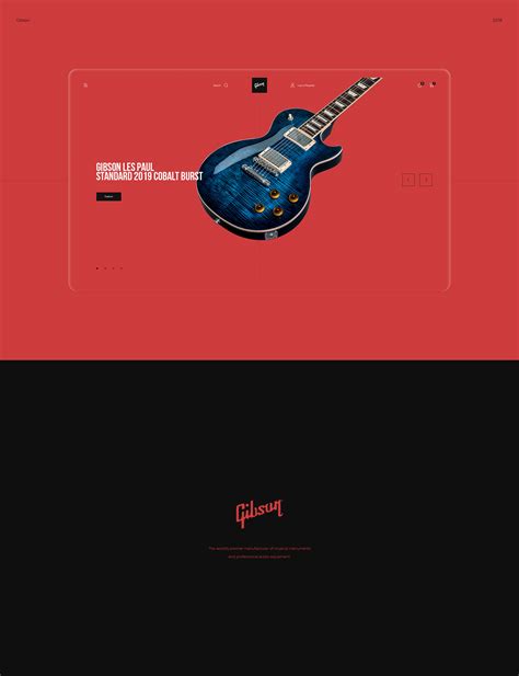 吉他网站设计 - 网页设计