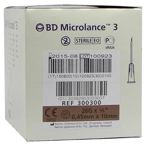 BD MICROLANCE Kanüle 26 G 3/8 0,45x10 mm | medpex
