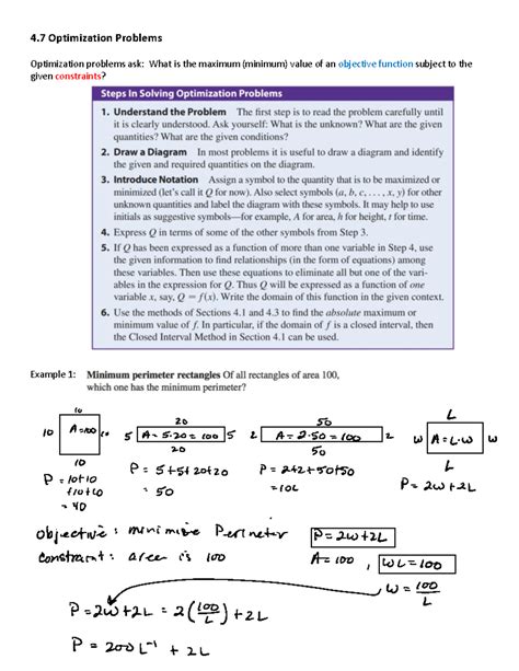 Image result for Optimization Problems Examples Calculus