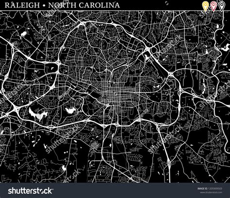Raleigh Map