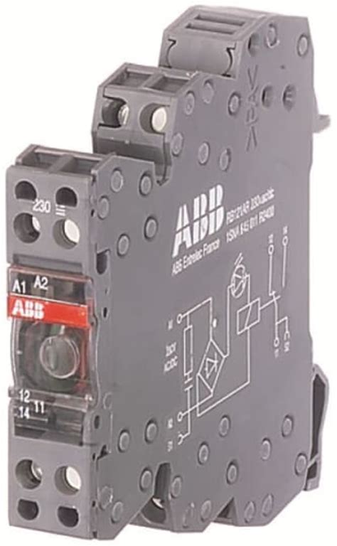 1SNA645020R0100 ABB | ABB R600 Series Interface Relay, DIN Rail Mount ...