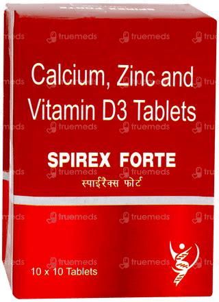 Spirex Forte Tablet 10 - Uses, Side Effects, Dosage, Price | Truemeds