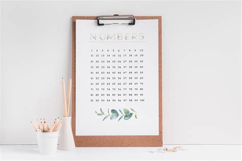 Image result for Create Number Chart
