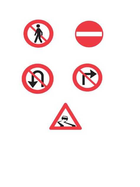 Road Signs | PDF