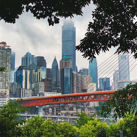 Download wallpaper 2780x2780 city, buildings, skyscrapers, bridge ...