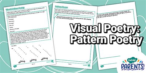 Visual Pattern Poetry
