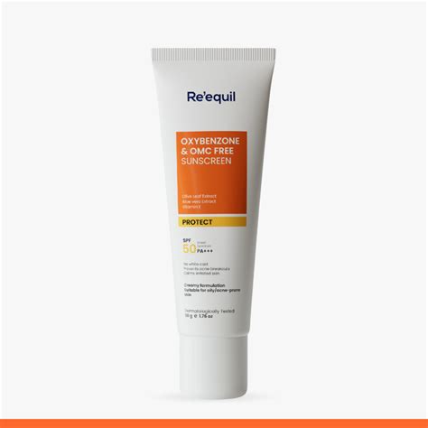 Buy Re'equil Oxybenzone Free Sunscreen SPF 50 for Oily Skin