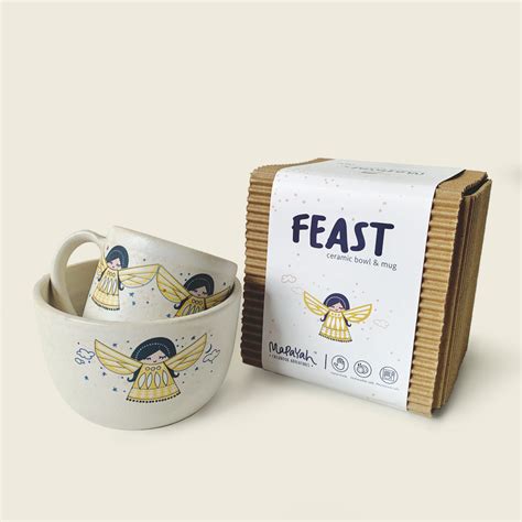 FEAST - Angela : Ceramic Mug & Bowl Tableware for Kids – Mapayah