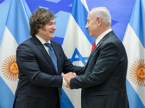 PM Netanyahu with Argentine President Javier Milei in Jerusalem