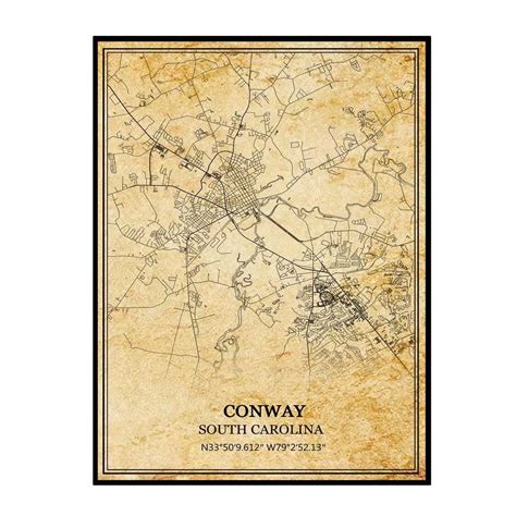 Conway Sc Map