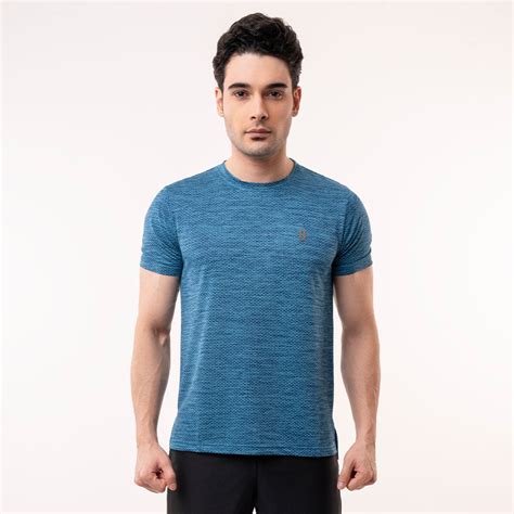 Buy Boost Tee Men - Blue Marine T Shirt Men | Baller Athletik