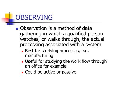 Observation Method of Data Collection 的图像结果