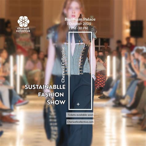 Sustainable Fashion Show Oxford, Blenheim Palace Grounds, Woodstock ...