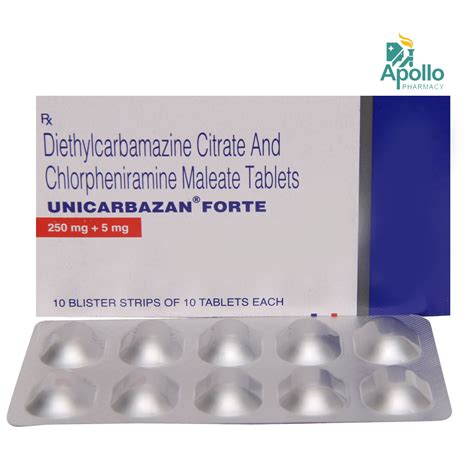 Unicarbazan Forte Tablet 10's Price, Uses, Side Effects, Composition ...