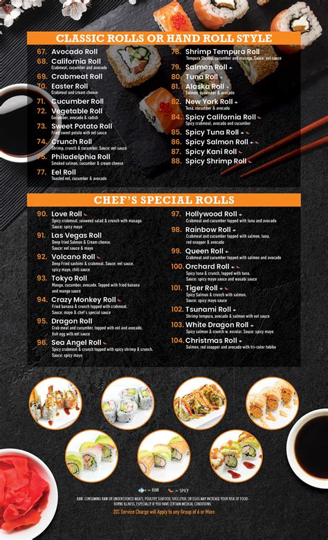 Menu – Sushi King