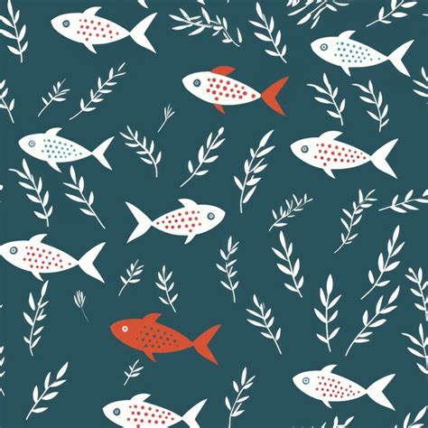 Image result for Fish Pattern Design