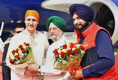 Canadian Prime Minister Justin Trudeau and his family during their ...