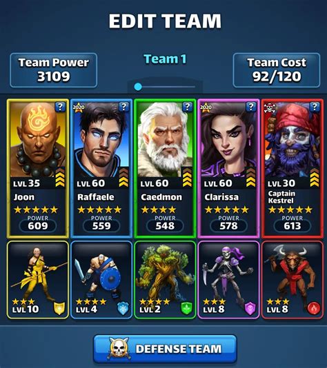 Discover more like EmpiresAndPuzzles: Rate my team from one to ten and ...