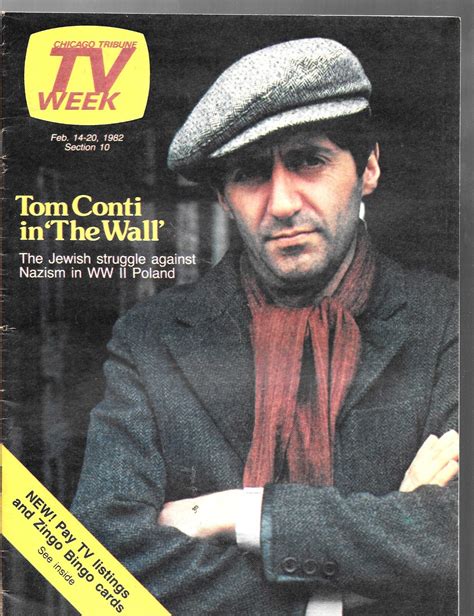 CHICAGO TRIBUNE TV WEEK-2/1982-TOM CONTI-THE WALL | eBay