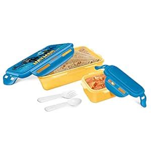 MILTON Mini Fun Treat Lunch Box, Plastic Tiffin 650 ml and Small ...