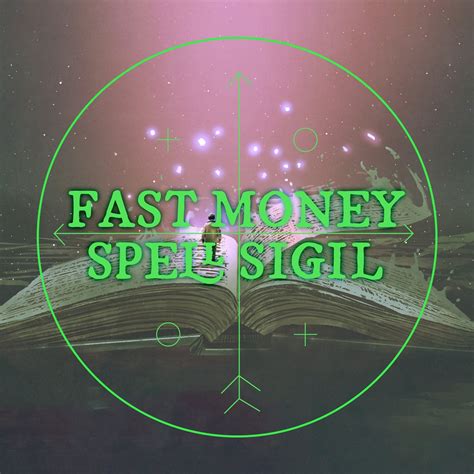 Fast Money Spell Sigil | Digital | Attract Money | INSTANT DOWNLOAD