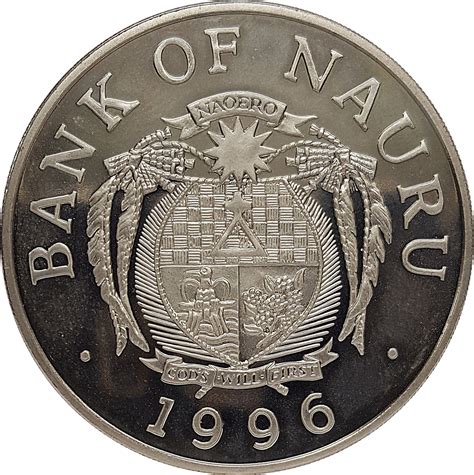 1 Dollar - Elizabeth II (Queen Mother - Bombed Palace) - Nauru - Numista