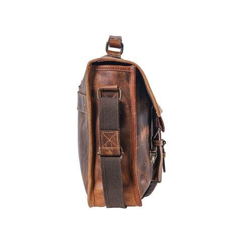 Roosevelt Leather Messenger Bag | Leather Office Bag | MaheTri