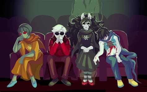 Dave Strider :: Jade Harley :: Rose Lalonde :: John Egbert :: MSPA Gif ...