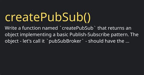 Image result for JS PubSub Pattern