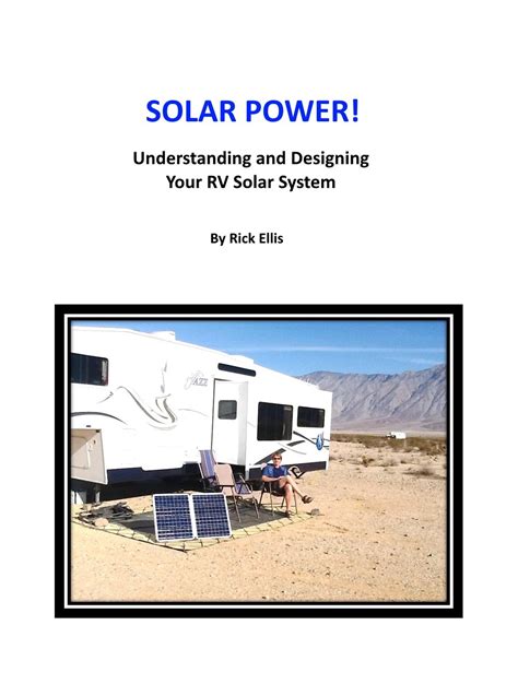Solar Power !: Understanding and Designing Your RV Solar System eBook ...