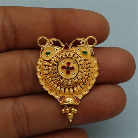 Genuine 22k Gold Pendant Jewelry For women – morvijewels